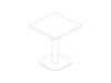 A line drawing - Headway Café Table–Square