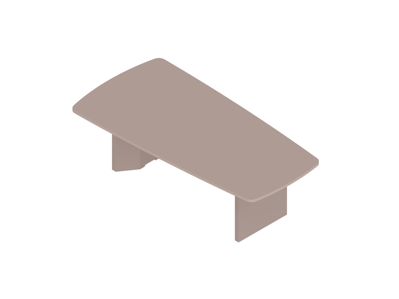 A generic rendering - Headway Conference Table–Seated Height–Tapered–Cabinet Base