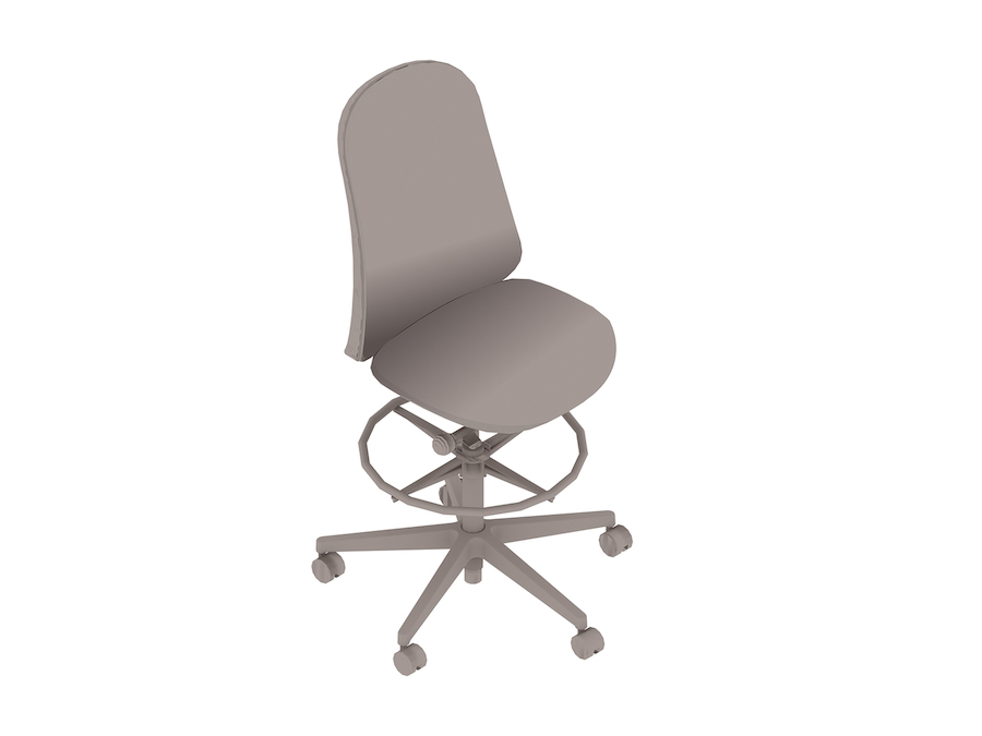 Un rendering generico - Sgabello Lino – Senza braccioli