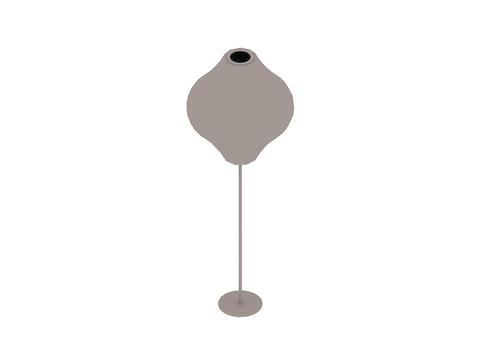 A generic rendering - Nelson Pear Lotus Floor Lamp–Medium