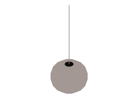 A generic rendering - Nelson Angled Sphere Bubble Pendant–Large