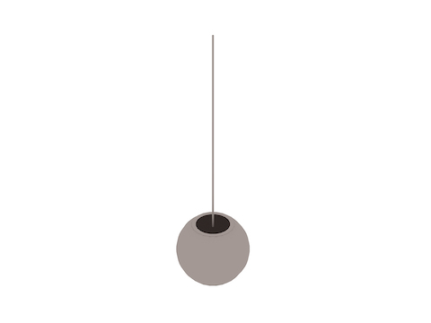 A generic rendering - Nelson Ball Bubble Pendant–Medium