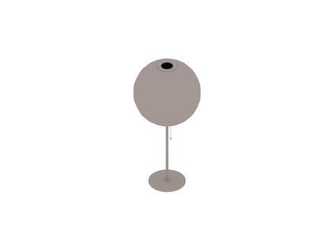 A generic rendering - Nelson Ball Lotus Table Lamp
