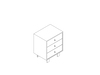 A line drawing - Nelson Basic Cabinet