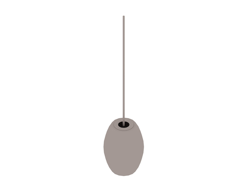 A generic rendering - Nelson Cigar CrissCross Bubble Pendant–Medium