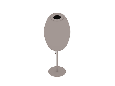 A generic rendering - Nelson Cigar Lotus Table Lamp
