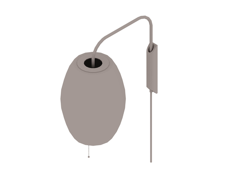 A generic rendering - Nelson Cigar Wall Sconce