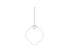 Dessin au trait : Lampe Pear Bubble de Nelson – Intermédiaire