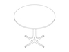 Un dibujo - Mesa de pedestal Nelson