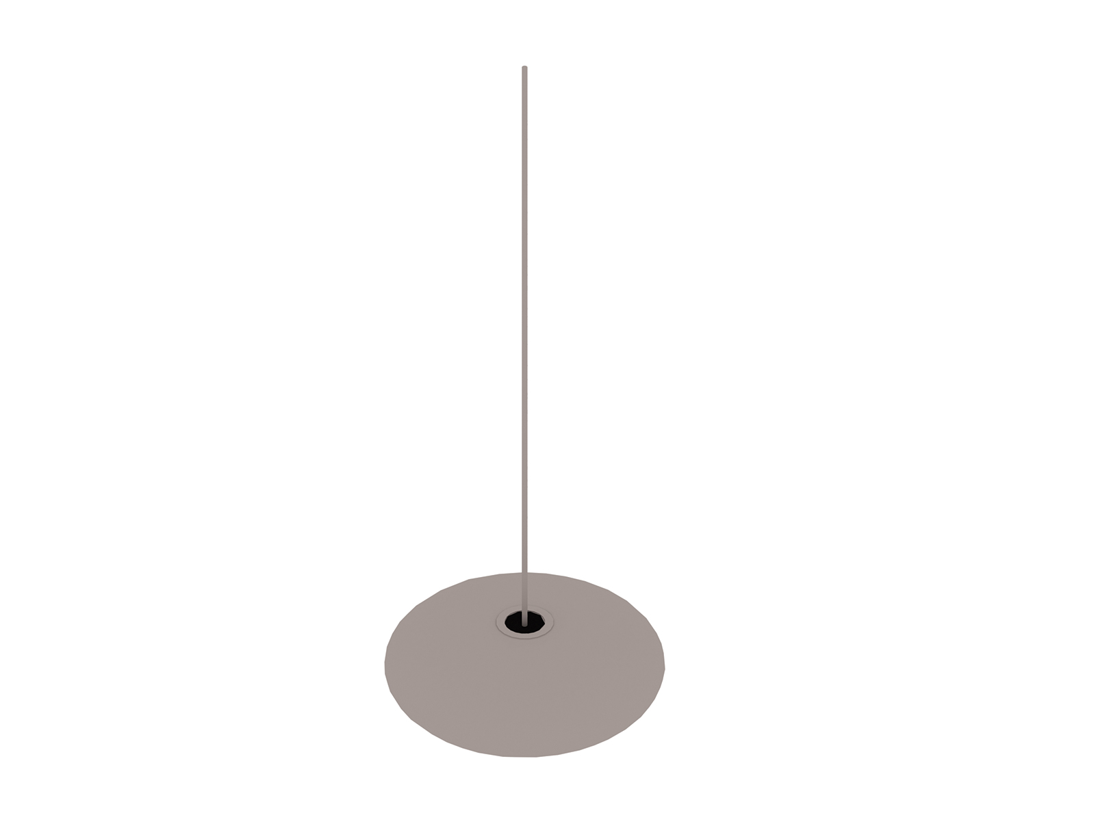 A generic rendering - Nelson Saucer Bubble Pendant–Medium