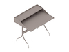 A generic rendering - Nelson Swag Leg Desk