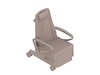 A generic rendering - Nemschoff Ava Recliner–Arcade Back