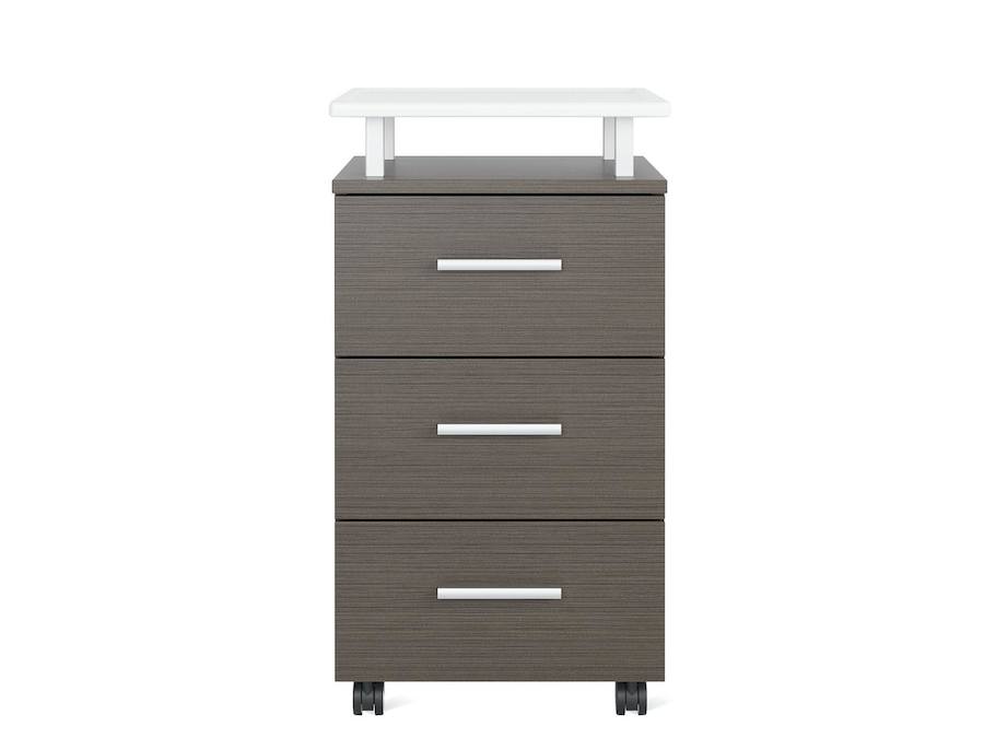 A photo - Nemschoff Bedside Cabinet–Raised Top–3 Drawers