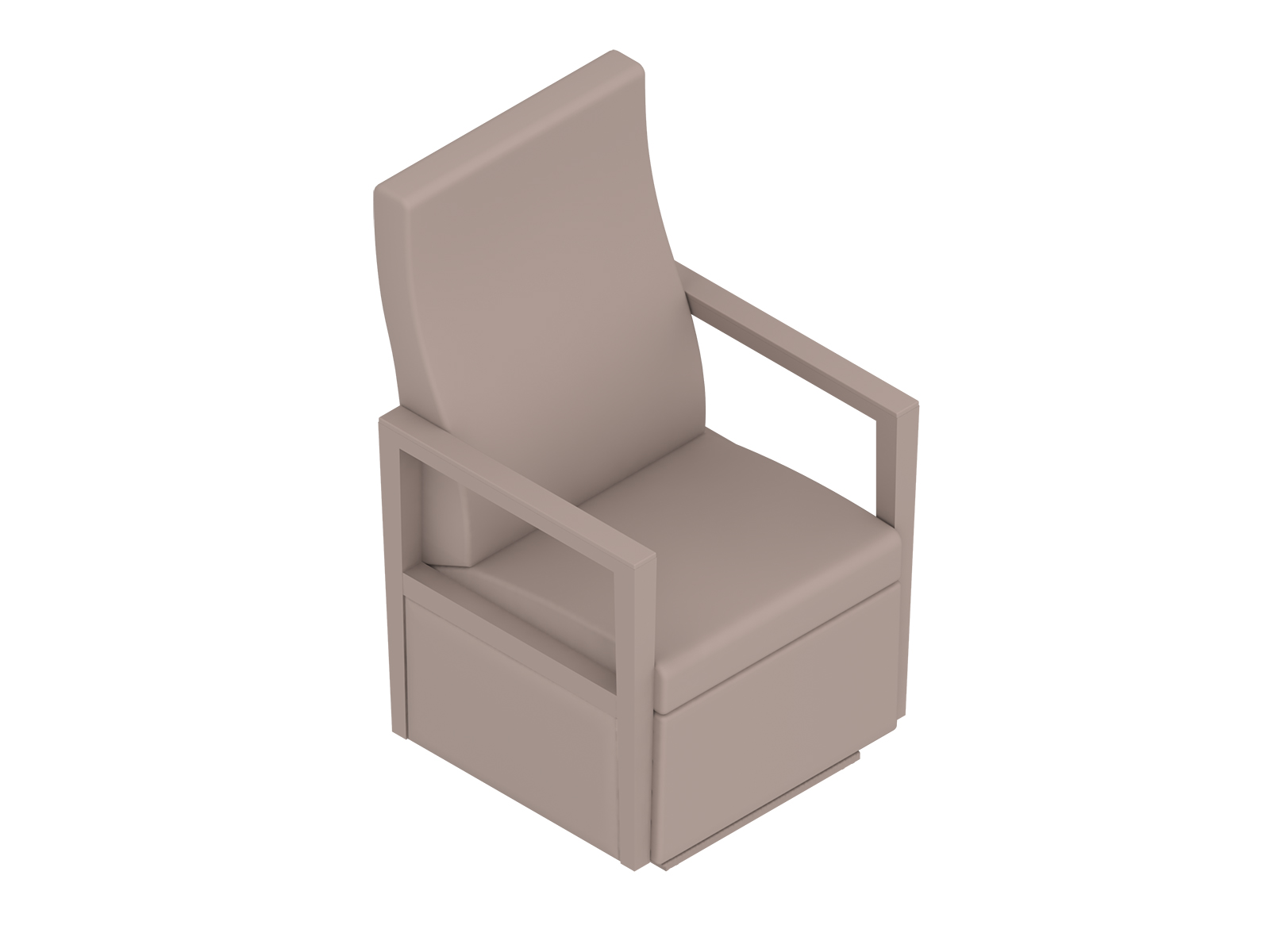 A generic rendering - Nemschoff Brava Glider–Open Arm