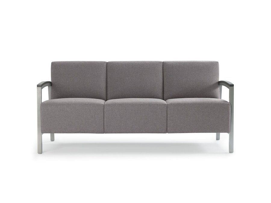 A photo - Nemschoff Brava Modern Multiple Seating–3 Seat