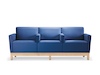 A photo - Nemschoff Brava Platform Multiple Seating–Divider Arm–3 Seat