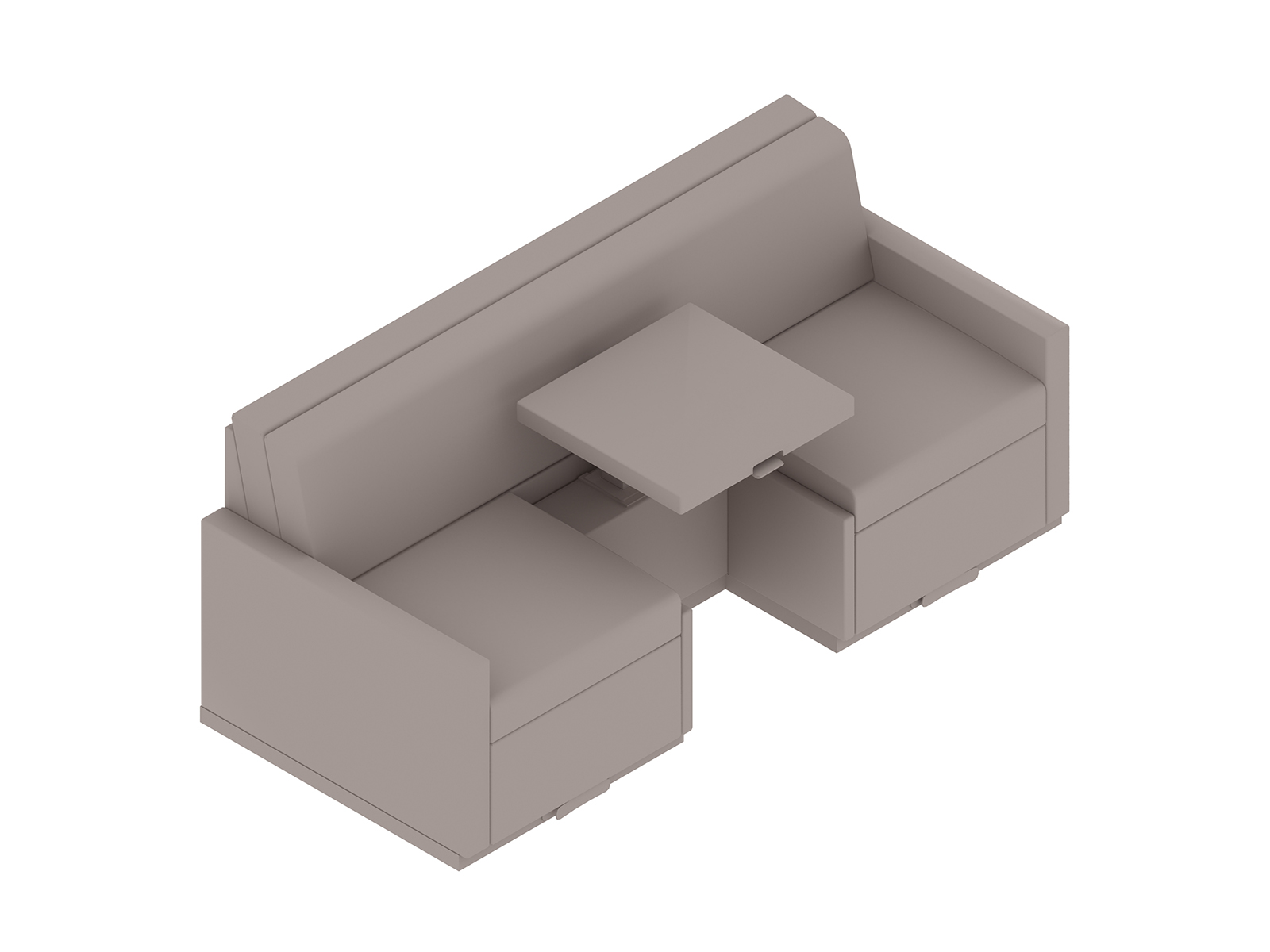 A generic rendering - Nemschoff Merge 2 Flop Sofa