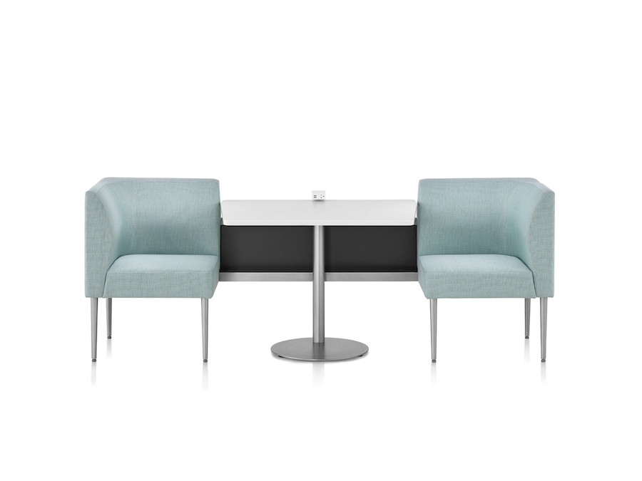 A photo - Nemschoff Palisade Booth–2 Seat