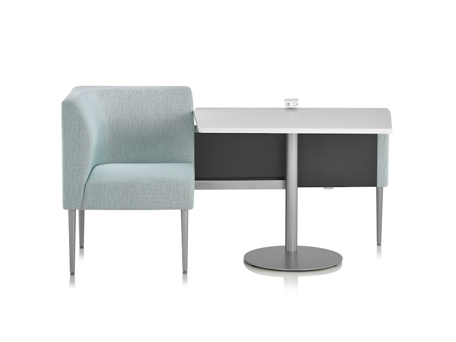 A photo - Nemschoff Palisade Booth–Left–1 Seat