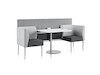 A photo - Nemschoff Palisade Privacy Screen–Booth–2 Seat