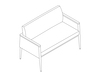 A line drawing - Nemschoff Palisade Plus Chair