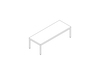 A line drawing - Nemschoff Riva Coffee Table