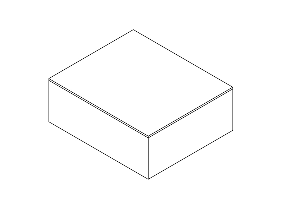 A line drawing - Nemschoff Steps Inline Table–Square