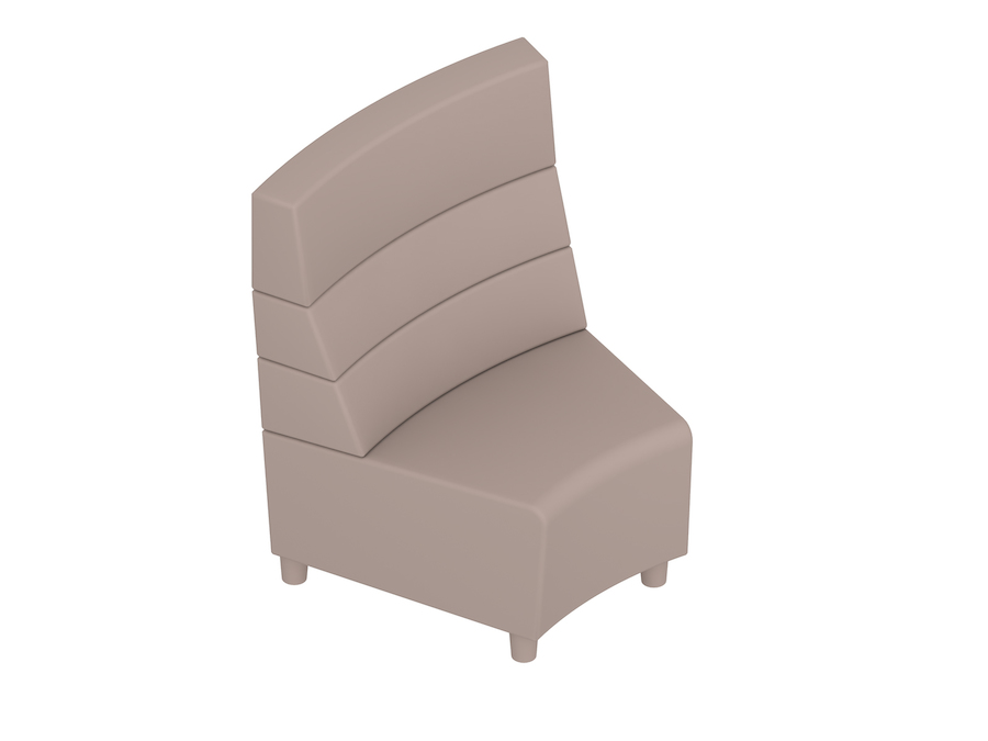 A generic rendering - Nemschoff Steps Inside Wedge–High Back–Armless