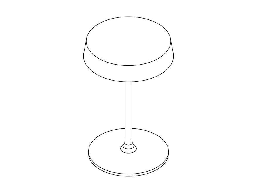 A line drawing - Ode Desk Lamp