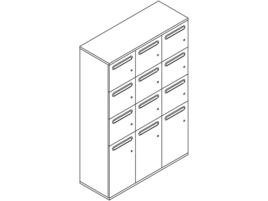 A line drawing - Paragraph Storage
