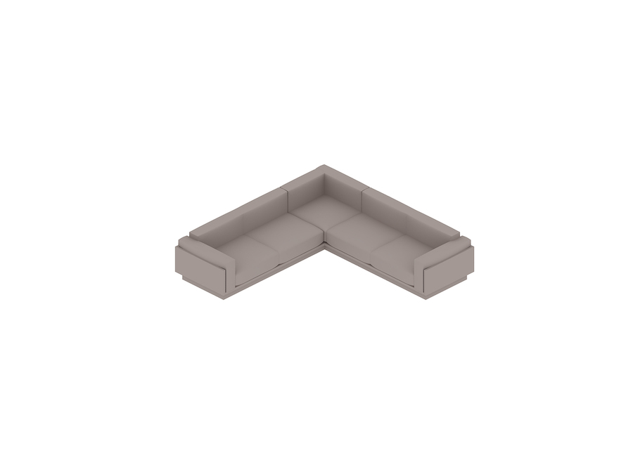 A generic rendering - Pawson Drift Sectional Sofa–Corner