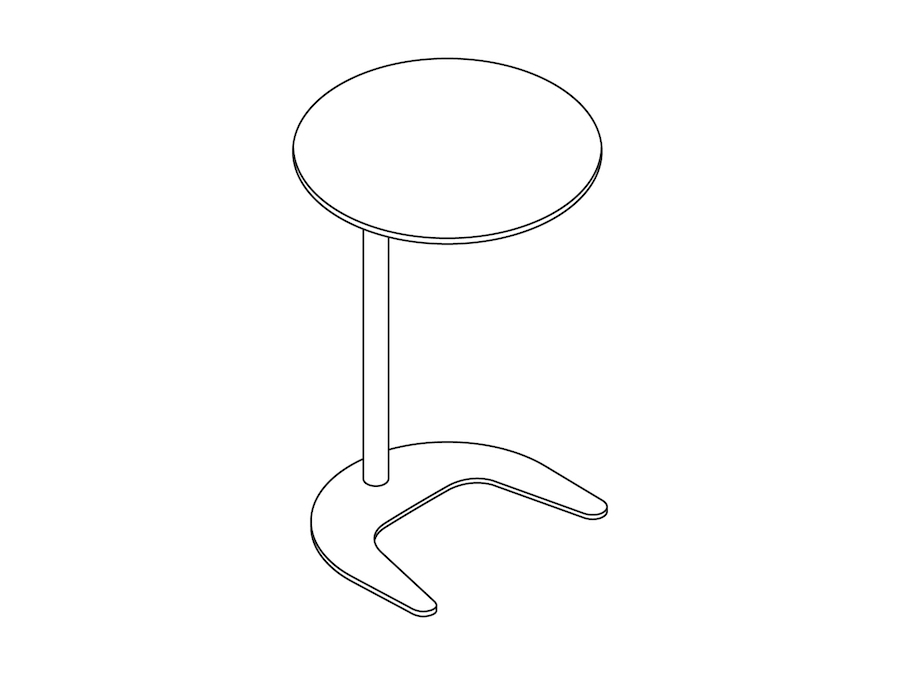 A line drawing - Plex Work Table