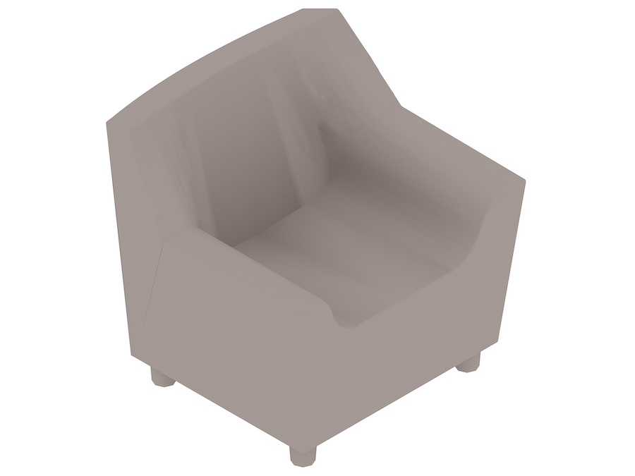 A generic rendering - Swoop Club Chair