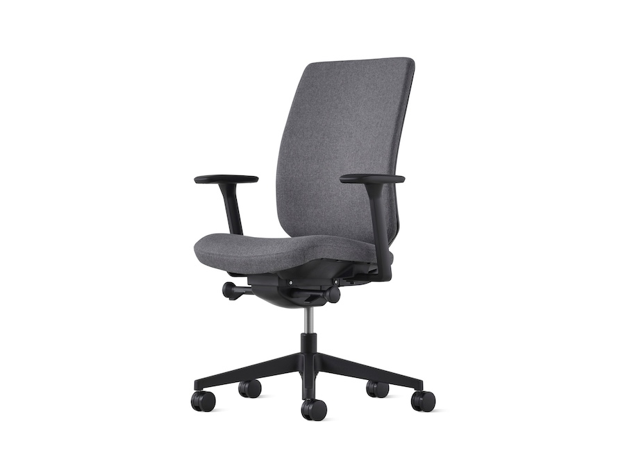 A photo - Verus Chair–Upholstered Back–Fixed Arms