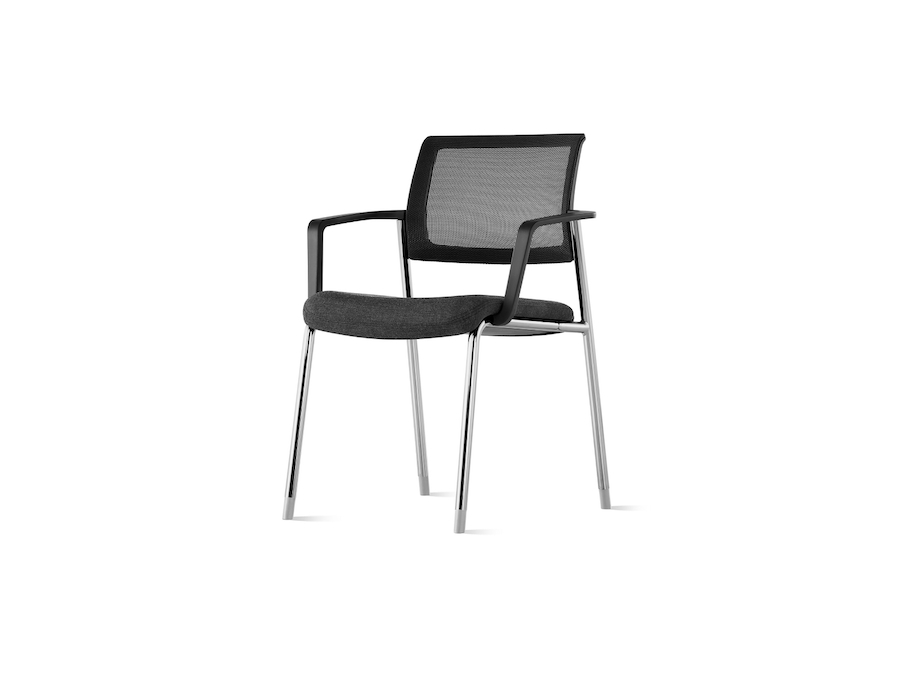 A photo - Verus Side Chair–Suspension Back–Fixed Arms