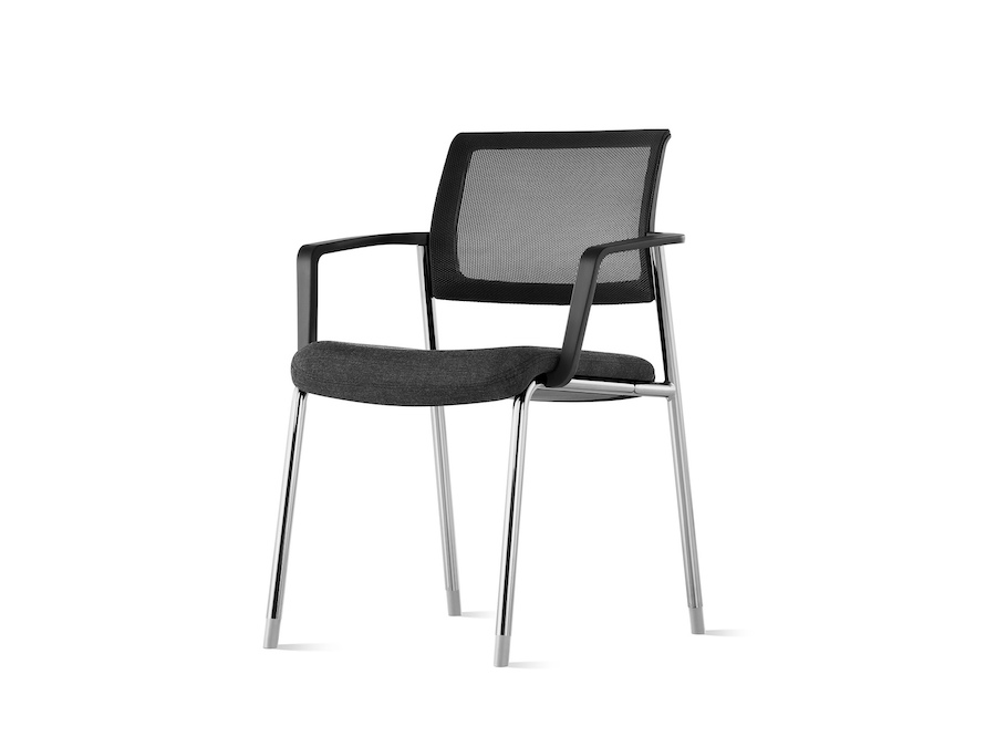 A photo - Verus Side Chair–Suspension Back–Fixed Arms