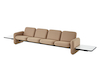 A photo - Wilkes Modular Sofa Group–Table Left–4 Seat–Table Right
