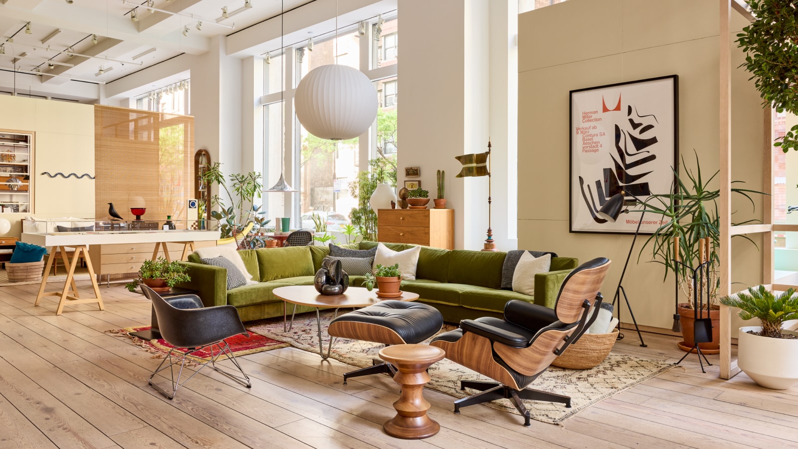 Herman Miller's New York City flagship store at 251 Park Avenue South in 2023.