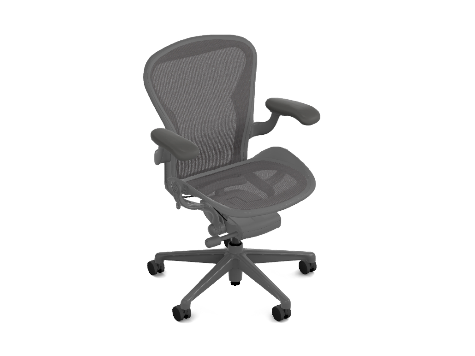 3D model-generated image of an Aeron Chair.