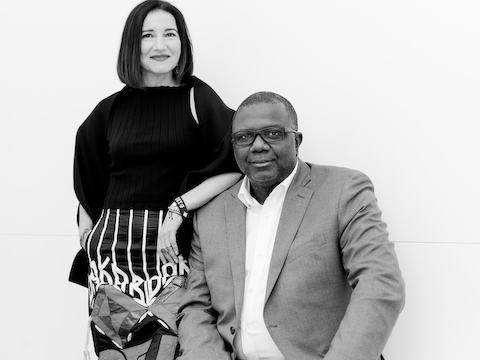 Select to learn more about Ayse Birsel and Bibi Seck's products, design thinking, and awards.