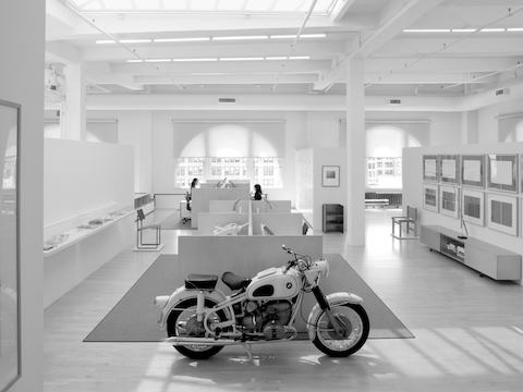 Select to learn more about textile design firm, Maharam Design Studio, and its designers, company history, and products.