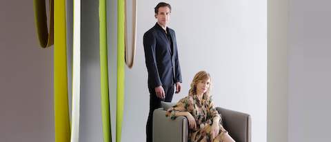 Product designers Stefan Scholten and Carole Baijings. 