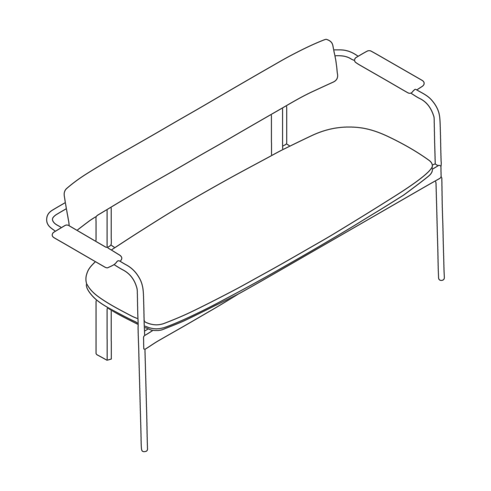 A line drawing - Betwixt Bench