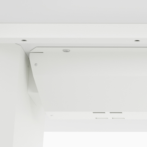 Detail of deep cable tray, Byne Meeting Table.