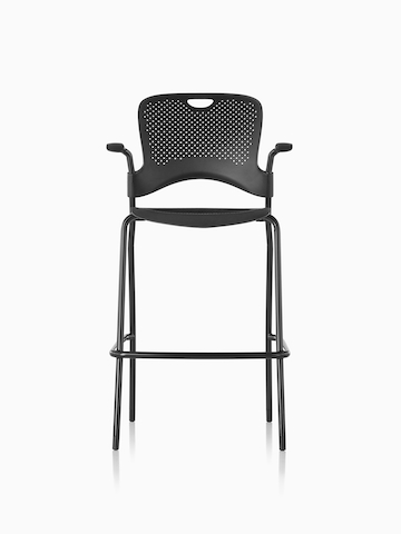 Black Caper Stacking Stool.