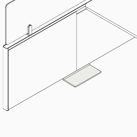 A line drawing of a Catena Office Landscape stabilizer.