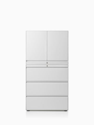 CK8 hinge door stack on lateral filing.