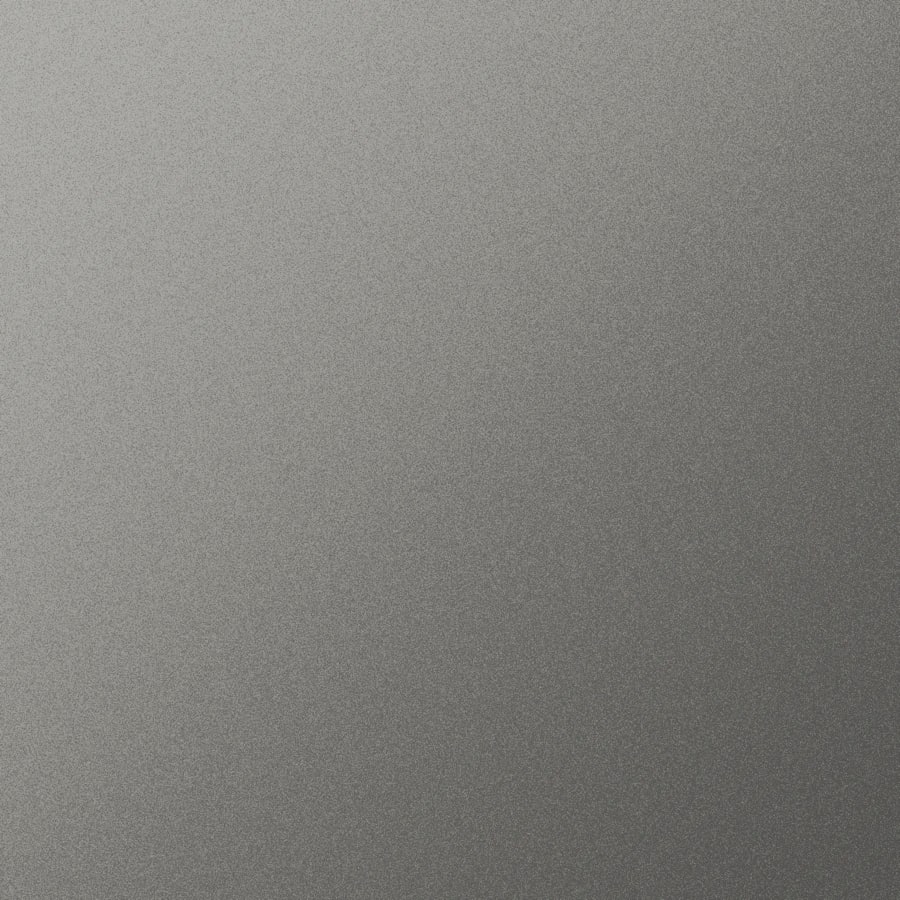 A close-up view of Finish Metallic Silver MS.