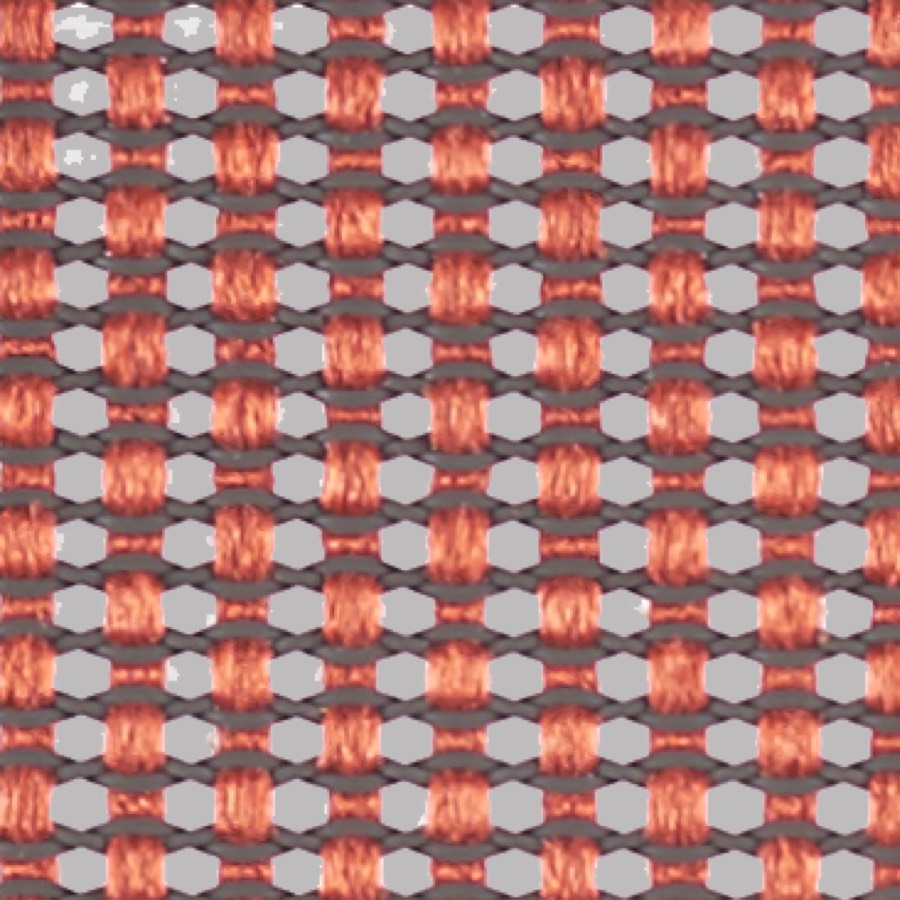 Canyon red suspension swatch.