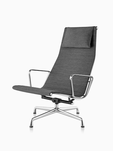 Gray Eames Aluminum Group Chair. Select to go to the Eames Aluminum Group Chairs product page. 